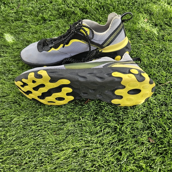 Nike React Element 55 Wolf Grey Volt – Men’s Size 12 main image 5